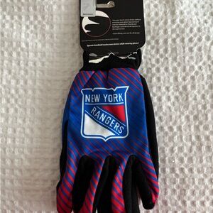 Wincraft New York Rangers Blue and Red Texting Gloves